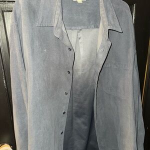 Men's Gray Suede Jacket